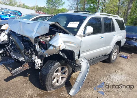 2004 Toyota 4Runner Sr5 Sport V8 from USA, damaged, VIN JTEBT14R740043864